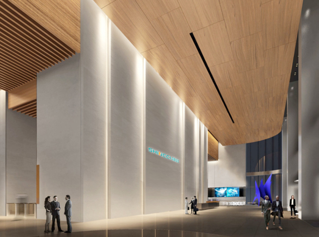 晟啟環?？偛哭k公大樓設計裝修