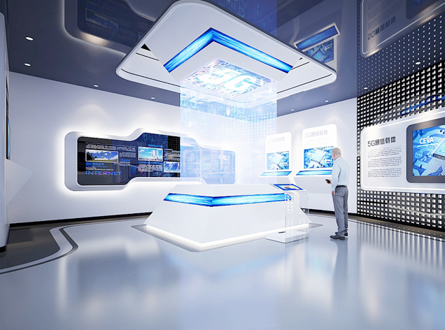 武漢君創智造股份公司展廳裝修設計